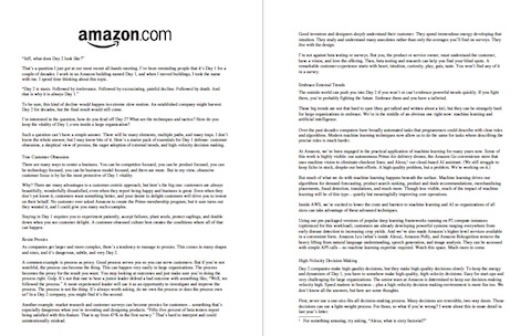 Amazon’s Jeff Bezos shareholder letter has some gems . . . and some clunkers
