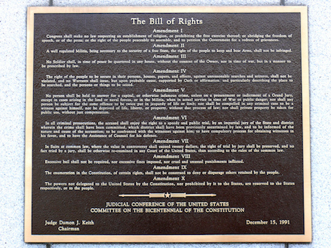 You can count on the Bill of Rights. Except when you can’t.