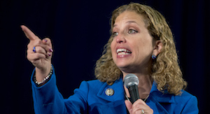 FILE - This Oct. 11, 2012 file photo shows Democratic National Committee Chair, Rep. Debbie Wasserman Schultz, D- Fla., speaking at the University of Miami in Coral Gables, Fla. President Barack Obama wants Wasserman Schultz to stay on as his party’s chairwoman. Wasserman Schultz has overseen the Democratic National Committee since early 2011. Party officials credit her in part with helping the president carry her home state of Florida, as well as leading the party to an expanded majority in the Senate and more seats in the House. (AP Photo/Carolyn Kaster, File)