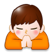 emoji prayer