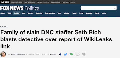 With its Seth Rich retraction, Fox News doesn’t behave like news