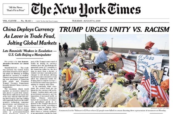Hypocrisy in headlines: How newspapers covered Trump’s call to end racism