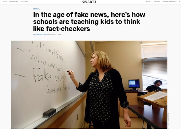 Fake news detection for kids? How about adults?