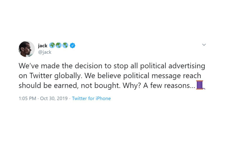 Facebook ads are targeted lies. Should it ban political ads as Twitter did?