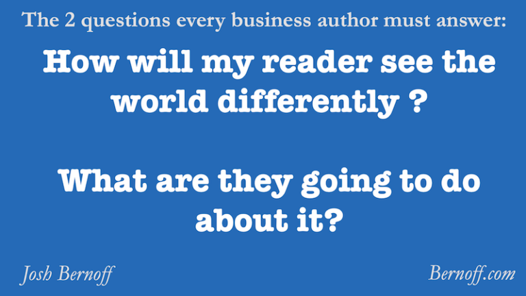 The 2 questions every business author must answer
