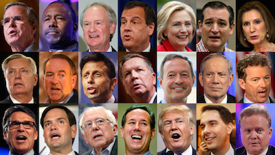 The 2016 candidates as sound bites