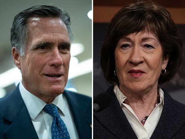 No bullshit impeachment statements from Mitt Romney and Susan Collins