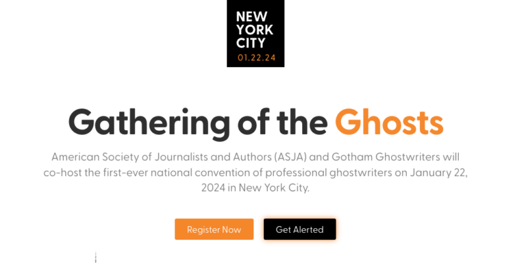 Ghostwriting comes out of the shadows: Gathering of the Ghosts, New York City, January 22, 2024