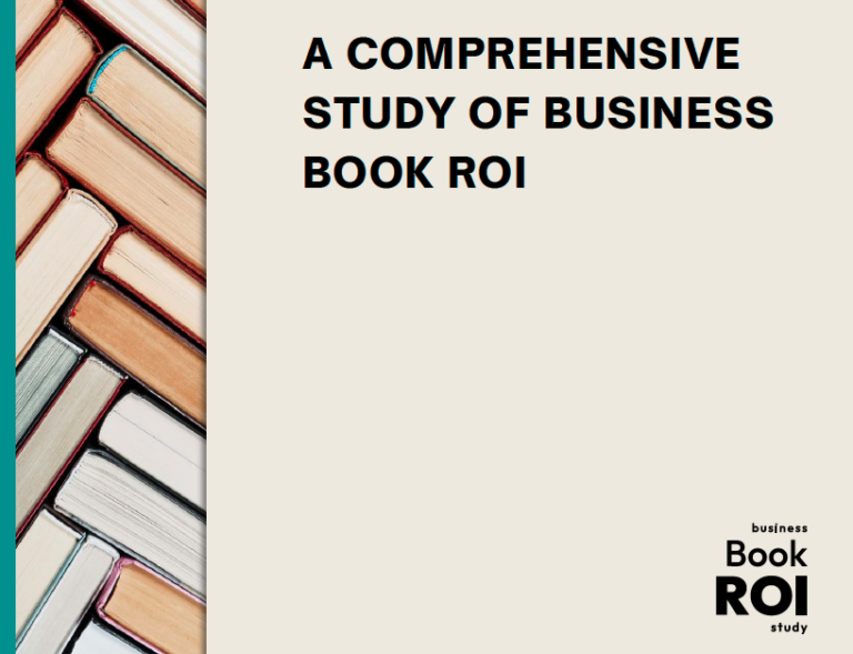 64% of business books are profitable. That’s the bottom line from our study of Business Book ROI.