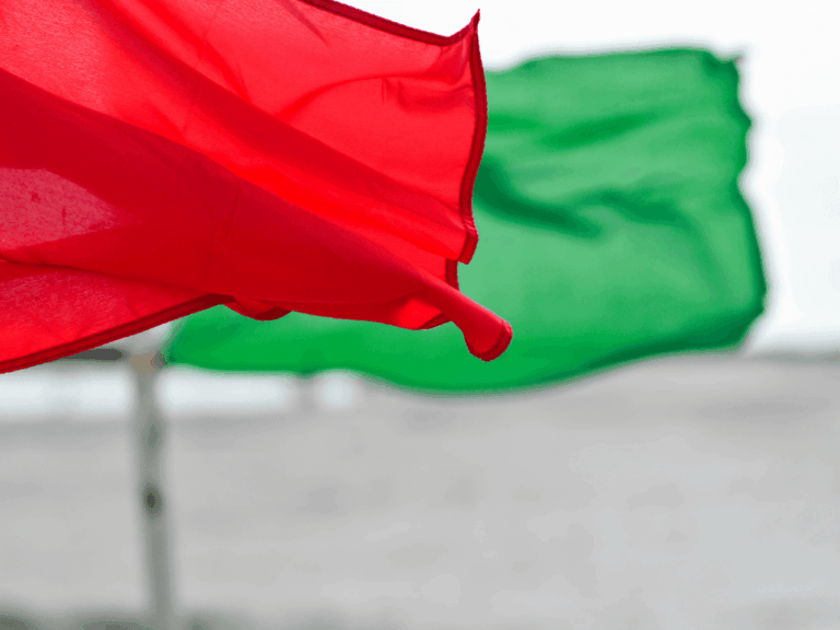 Red and green flags for your ghostwriting or editing relationship