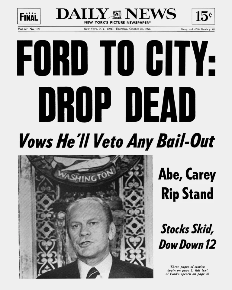“Ford to City: Drop Dead” (an appreciation)