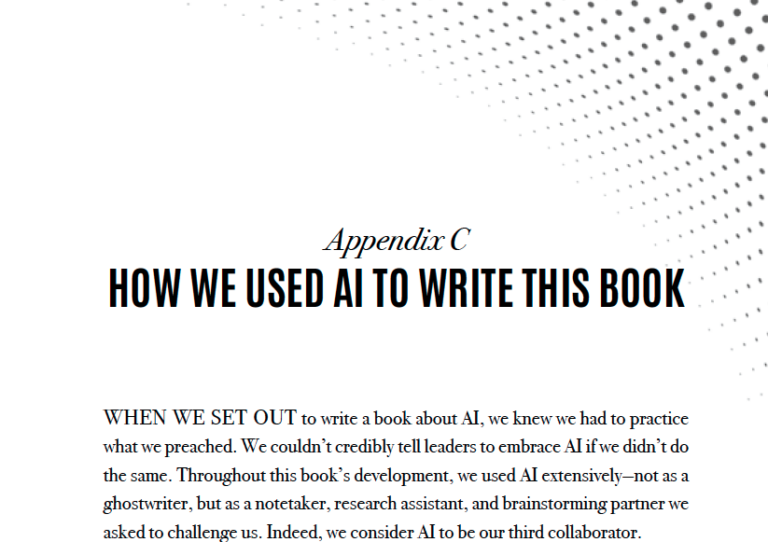 Charlene Li and Katia Walsh demonstrate the right way to build a book with AI help