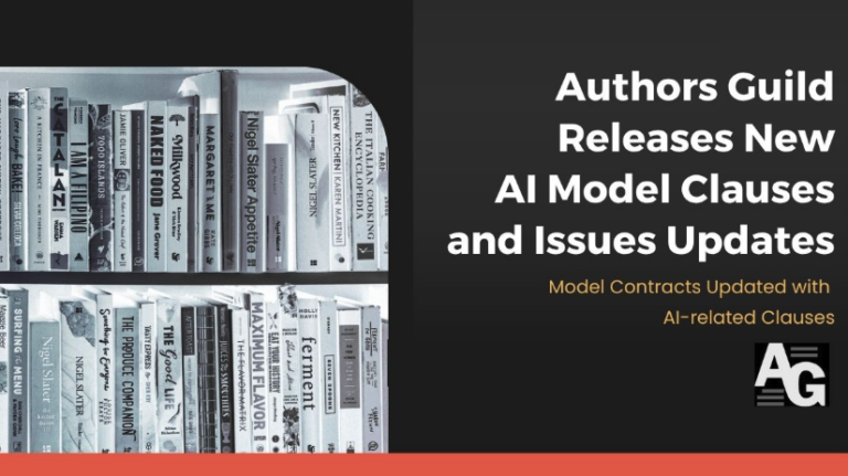 Understanding and applying the Authors Guild recommended AI clauses in publishing contracts