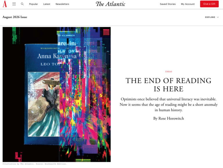 What to do about “The End of Reading”
