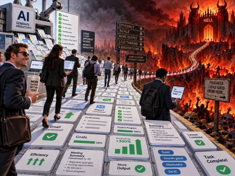 The road to hell is paved with false productivity